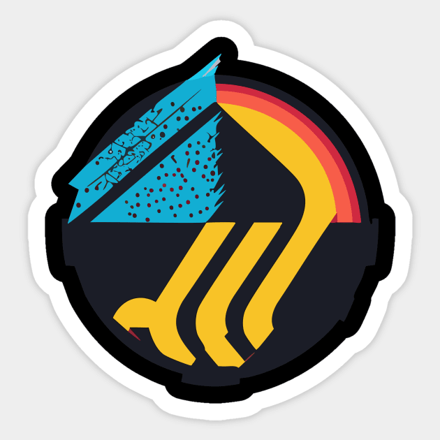 an athletic-inspired t-shirt design Sticker by goingplaces